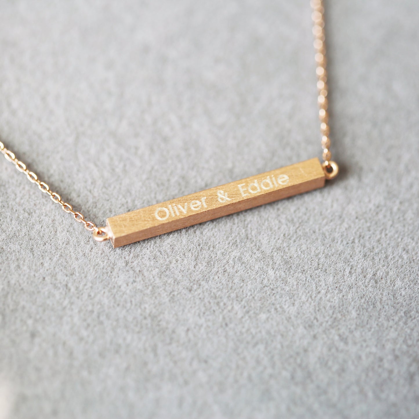 Personalized Horizontal Necklace