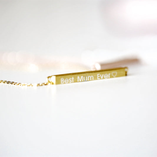 Personalized Horizontal Necklace