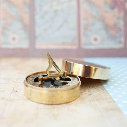 Personalized Nautical Sundial Compass