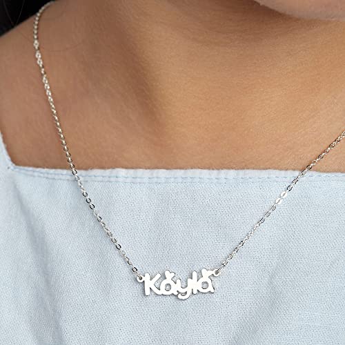 Little Girl Necklace, Baby Name Necklace, Toddler Gift, Baby Shower