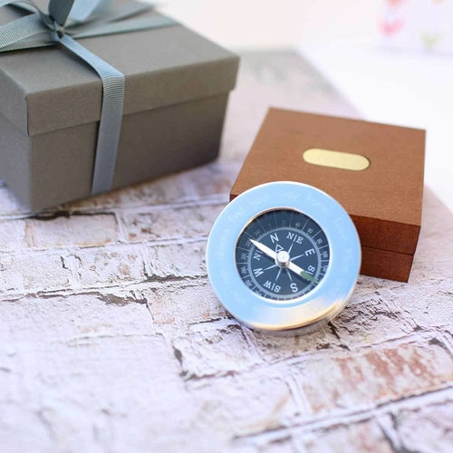 Compass Personalized With Timber Box