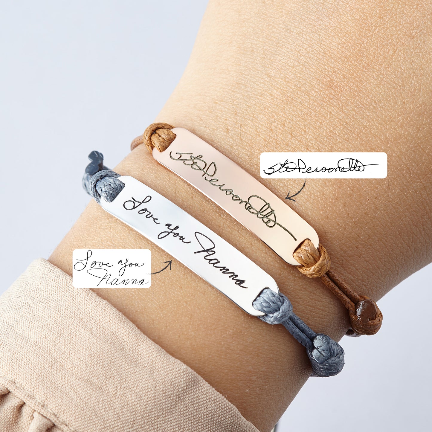 Personalized Handwriting Bracelet Handwritten Signature Jewelry