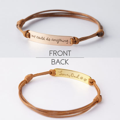 Personalized Handwriting Bracelet Handwritten Signature Jewelry