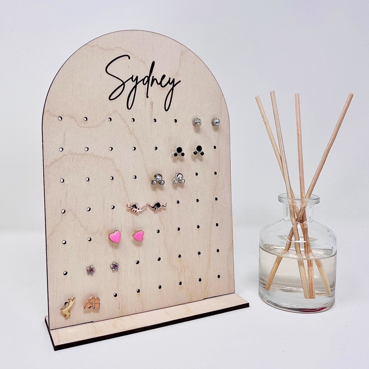 Personalized Jewelry Organizer Earring Stand