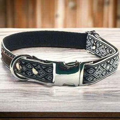 Regal Paws Cotton Dog Collar: Personalized Pup Elegance